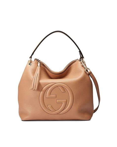 gucci handbag camelia|Gucci Brown Soho Large Leather Cellarius Bag, Camelia.